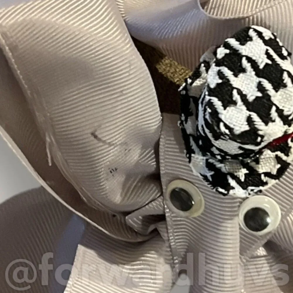 Elephant Wearing Hats Barrett x 2 | Handcrafted Hair Accessories